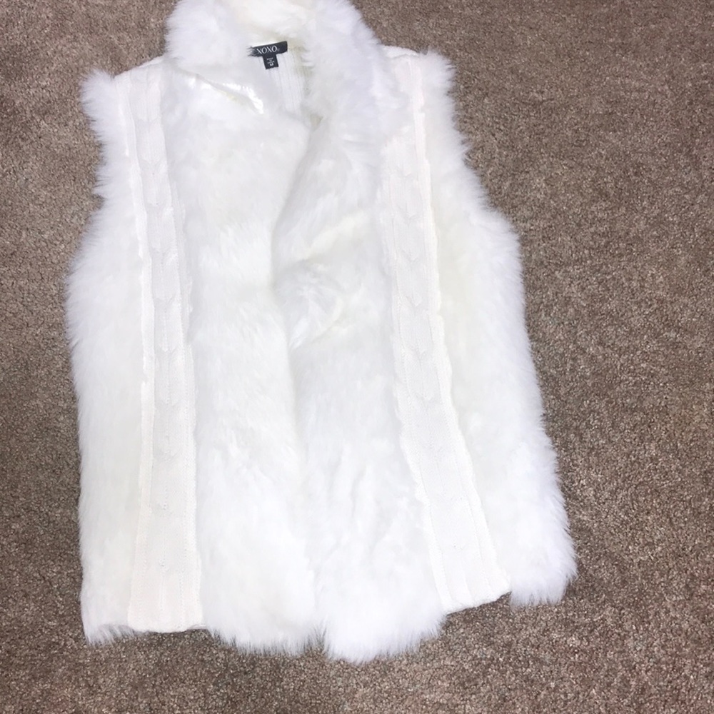faux fur vest